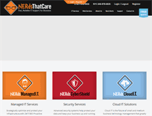 Tablet Screenshot of nerdsthatcare.com